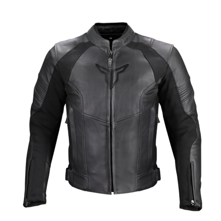 Geacă moto din piele damă Nordcode Racer sport, negru [1]