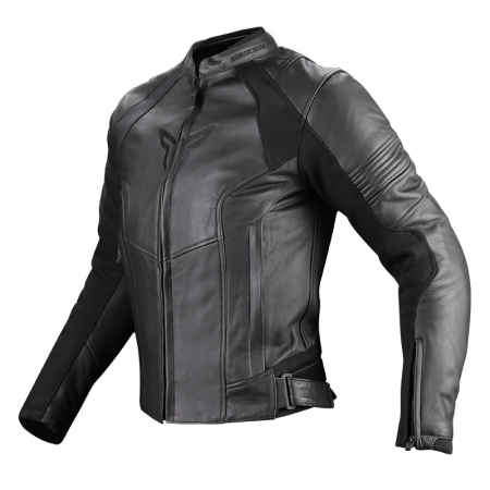 ECHIPAMENTE - Geacă moto din piele damă Nordcode Racer sport, negru