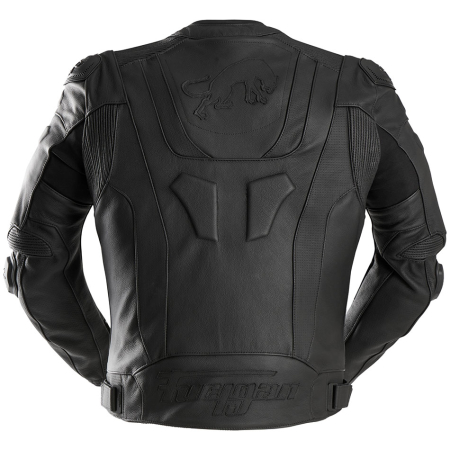 Geacă moto din piele Furygan Ghost Evo, negru [1]