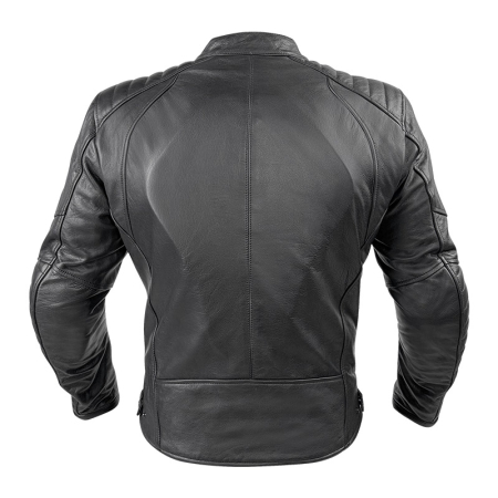 Geacă moto din piele Nordcode Rebel clasică, negru [2]
