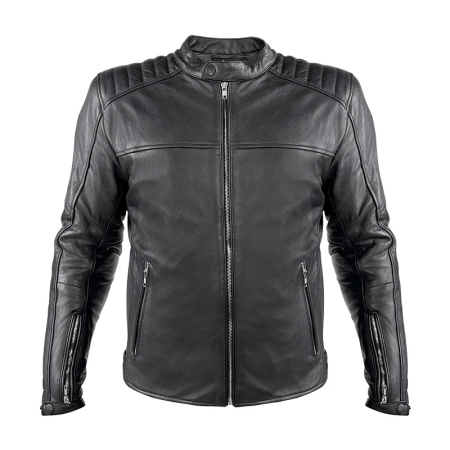 ECHIPAMENTE - Geacă moto din piele Nordcode Rebel clasică, negru