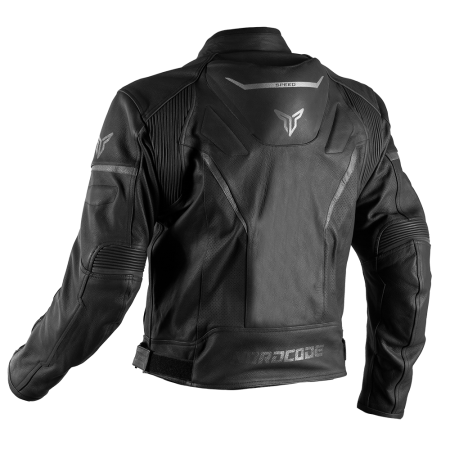Geacă moto din piele Nordcode Striker sport, negru [1]