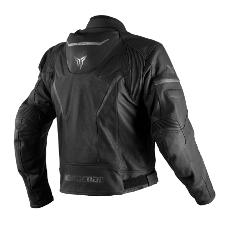 Geacă moto din piele Nordcode Striker sport, negru [2]
