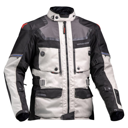 Geacă moto Nordcode Adventure Evo 24 adventure 4 sezoane, gri deschis/negru [4]