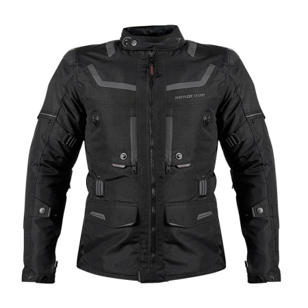 ECHIPAMENTE - Geacă moto Nordcode Adventure Evo 24 adventure 4 sezoane, negru total