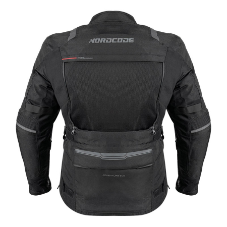 Geacă moto Nordcode Adventure Evo 24 adventure 4 sezoane, negru total [2]
