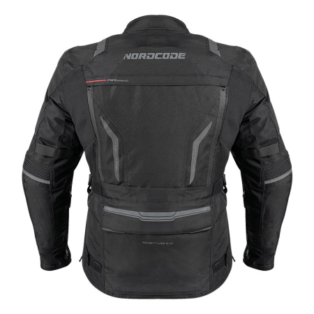 Geacă moto Nordcode Adventure Evo 24 adventure 4 sezoane, negru total [1]