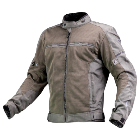 ECHIPAMENTE - Geacă moto Nordcode Aero-R II mesh de vară, oliv/gri