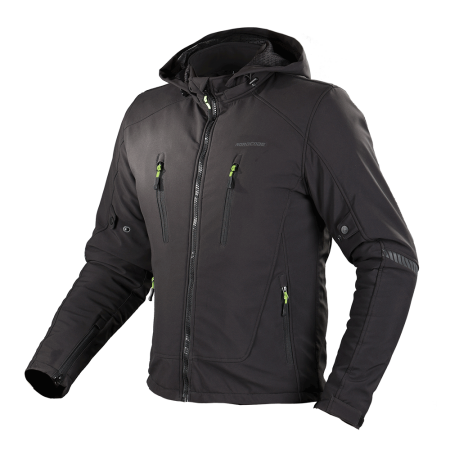 Geacă moto Nordcode Citizen Pro softshell urbană, negru [2]
