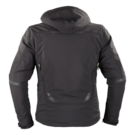 Geacă moto Nordcode Citizen Pro softshell urbană, negru [1]