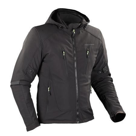 Geacă moto Nordcode Citizen Pro softshell urbană, negru [5]