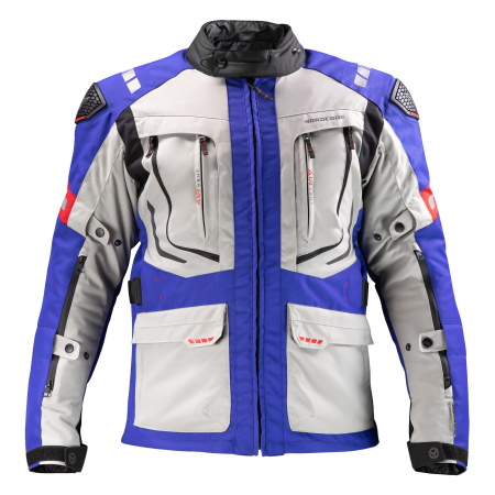 Geacă moto Nordcode Dakar Evo II adventure 4 sezoane, gri/albastru [2]