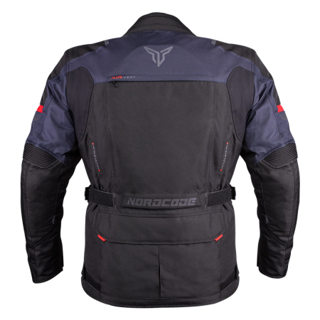 Geacă moto Nordcode Dust de iarnă impermeabilă, negru/albastru [2]