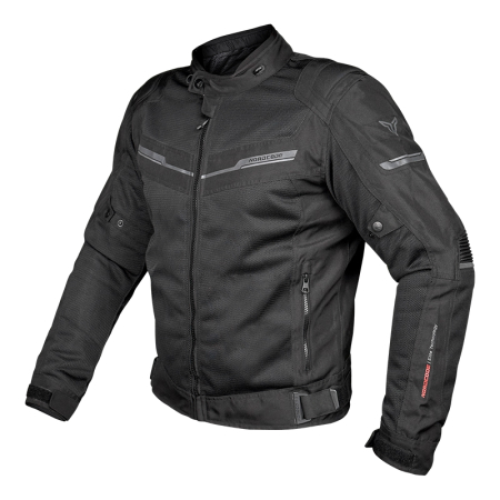 Geacă moto Nordcode Escape WP de vară cu membrană, negru [1]