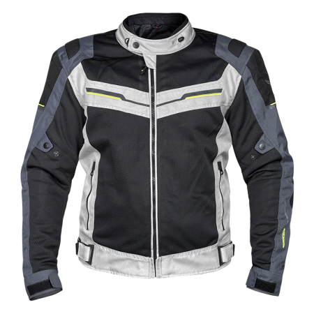 ECHIPAMENTE - Geacă moto Nordcode Escape WP de vară cu membrană, negru/gri/albastru