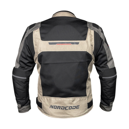 Geacă moto Nordcode Escape WP de vară cu membrană, negru/nisipiu/oliv [2]