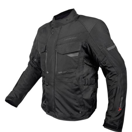 Geacă moto Nordcode Force de iarnă impermeabilă, negru [1]