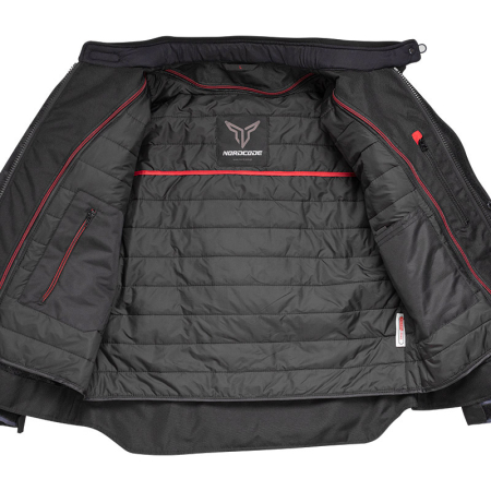 Geacă moto Nordcode Force de iarnă impermeabilă, negru [3]