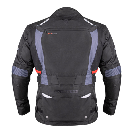 Geacă moto Nordcode Force de iarnă impermeabilă, negru/gri [1]