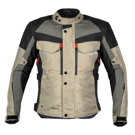 ECHIPAMENTE - Geacă moto Nordcode Force de iarnă impermeabilă, oliv/nisipiu