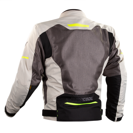 Geacă moto Nordcode Jackal Air de vară, gri/fluo [2]