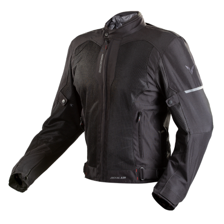 Geacă moto Nordcode Jackal Air mesh de vară, negru [1]