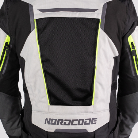 Geacă moto Nordcode Odyssey touring 4 sezoane, gri deschis/fluo [3]