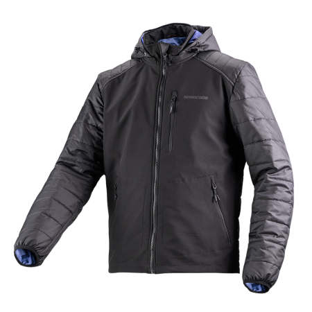 ECHIPAMENTE - Geacă moto Nordcode Quartz urbană ușoară, negru