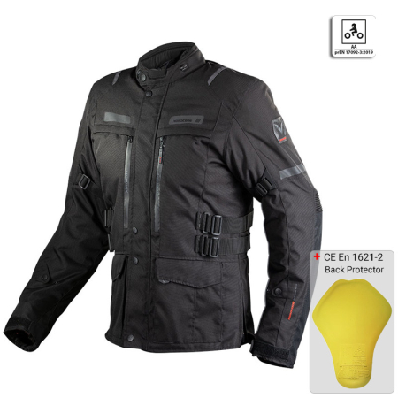 ECHIPAMENTE - Geacă moto Nordcode Rhyno de iarnă impermeabilă, negru