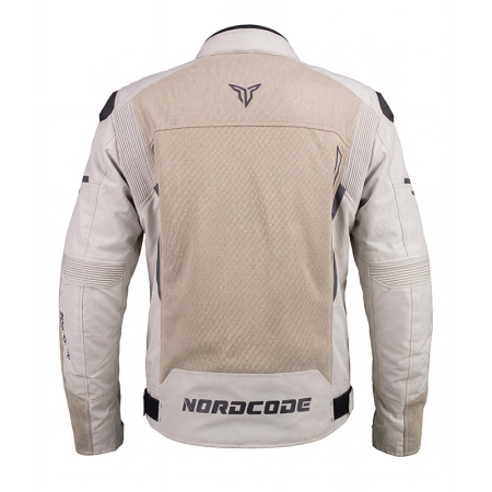 Geacă moto Nordcode Top Speed Air WP de vară cu membrană, gri deschis [2]
