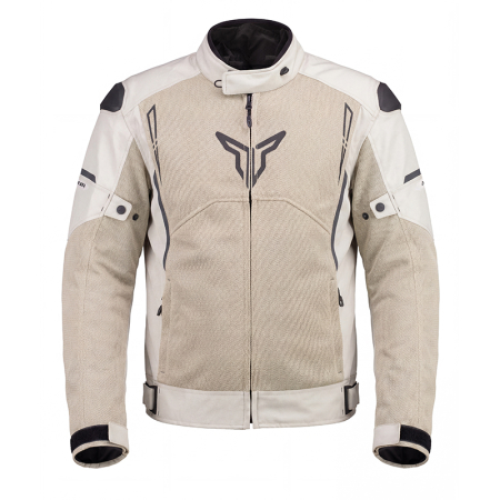 Geacă moto Nordcode Top Speed Air WP de vară cu membrană, gri deschis [1]