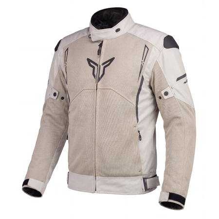 ECHIPAMENTE - Geacă moto Nordcode Top Speed Air WP de vară cu membrană, gri deschis