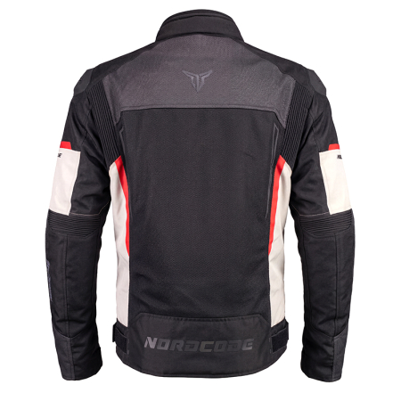 Geacă moto Nordcode Top Speed Air WP de vară cu membrană, negru/gri [2]