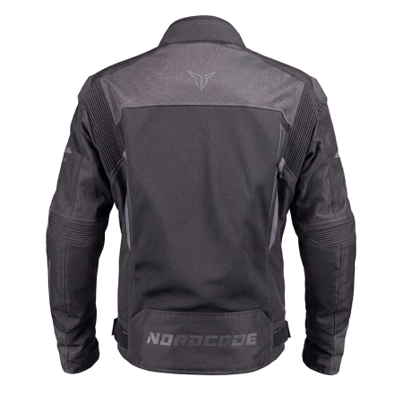 Geacă moto Nordcode Top Speed Air WP de vară cu membrană, negru/gri închis [2]