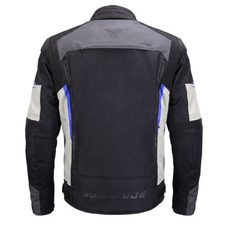 Geacă moto Nordcode Top Speed WP sport de iarnă, negru/gri/albastru [2]