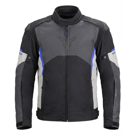 Geacă moto Nordcode Top Speed WP sport de iarnă, negru/gri/albastru [1]