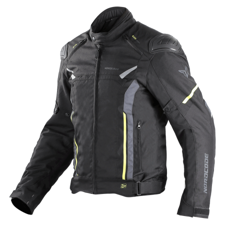 ECHIPAMENTE - Geacă moto Nordcode Viper Evo sport de iarnă, negru/galben fluo