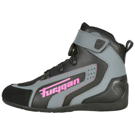 Ghete moto de damă Furygan V4 Easy D3O Lady impermeabile, negru/roz [1]
