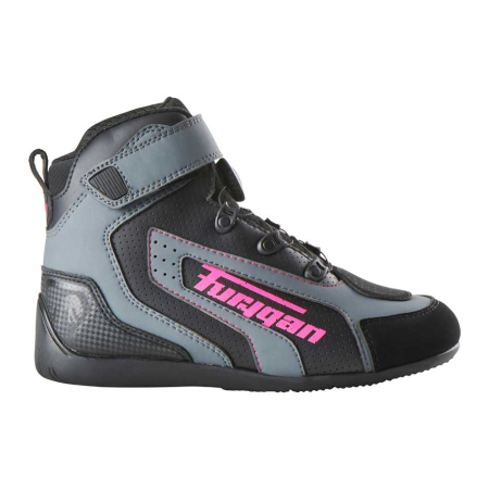 ECHIPAMENTE - Ghete moto de damă Furygan V4 Easy D3O Vented Lady de vară, negru/roz