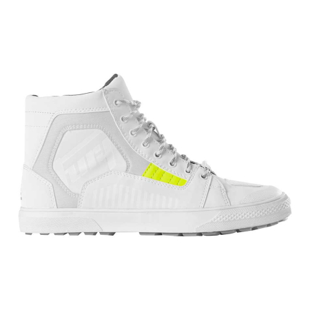 ECHIPAMENTE - Ghete moto Furygan Sacramento D3O impermeabile, alb/galben fluo