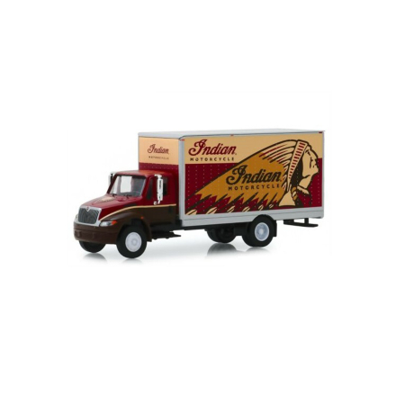 Idei de Cadou - GreenLight [1:64] - International Durastar 2013, Box Van Indian, Red