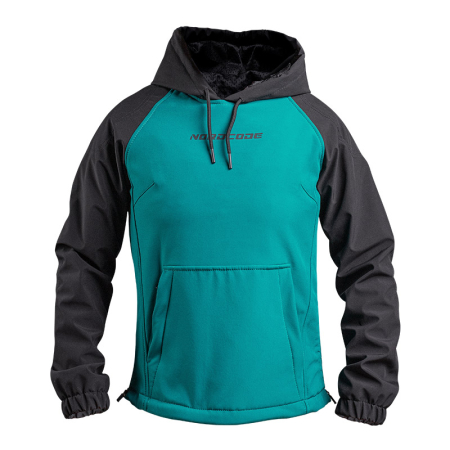 ECHIPAMENTE - Hanorac moto damă Nordcode Lynx softshell cu Kevlar, aqua/negru