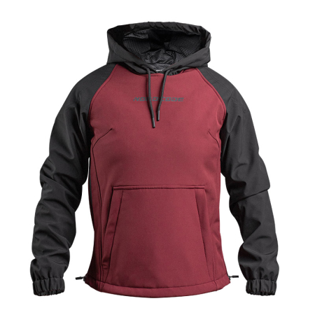 ECHIPAMENTE - Hanorac moto damă Nordcode Lynx softshell cu Kevlar, vișiniu/negru
