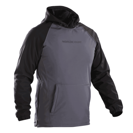 Hanorac moto Nordcode Lynx softshell cu Kevlar, negru/gri [3]