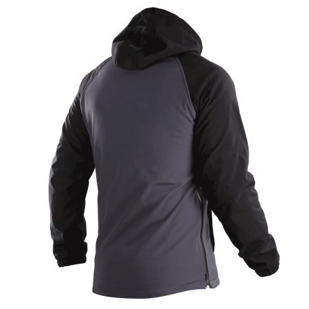 Hanorac moto Nordcode Lynx softshell cu Kevlar, negru/gri [2]