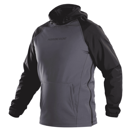 ECHIPAMENTE - Hanorac moto Nordcode Lynx softshell cu Kevlar, negru/gri