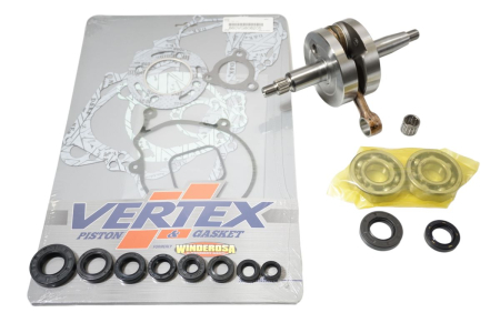 Kituri reparație partea inferioară motor - HOT RODS - kit reparatie PARTEA INFERIOARA MOTOR HONDA CR 80R '86-'91 (arbore cotit, rulmenti, simeringuri, garnituri)