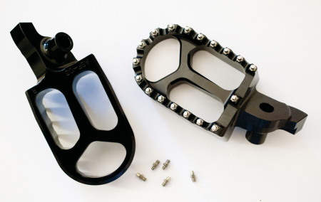 Scărițe - JR - scarite aluminiu SUZUKI RMZ 250 '07-'09, RMZ 450 '05-'07 negru set 2 buc