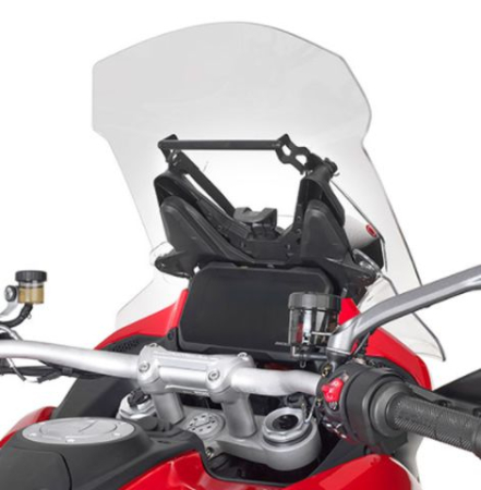 Genți, huse și suporturi telefon și GPS - KAPPA - bara suport pentru genti și suport GPS/telefon DUCATși MULTISTRADA V4 (21-25)