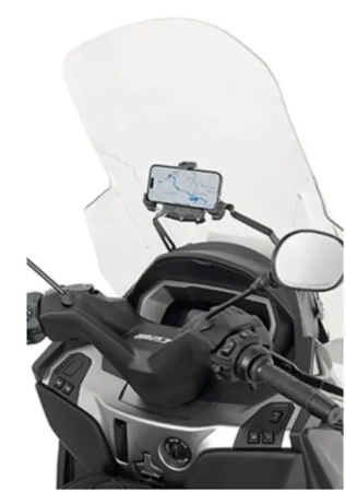 Genți, huse și suporturi telefon și GPS - KAPPA - bara suport pentru genti și suport GPS/telefon PIAGGIO MP3 HPE 400, MP3 400 SPORT, MP3 530 EXCLUSIVE '22-'25